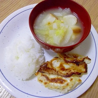 豆腐と白菜餃子のダイエットワンプレート